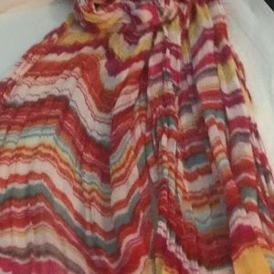 Beautiful bright colorful versatile scarf.